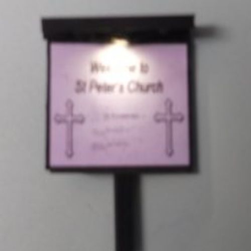 Illuminated Church Noticeboards (St.Mary